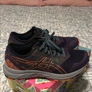 ASICS Women's Running Shoes - Black and Orange